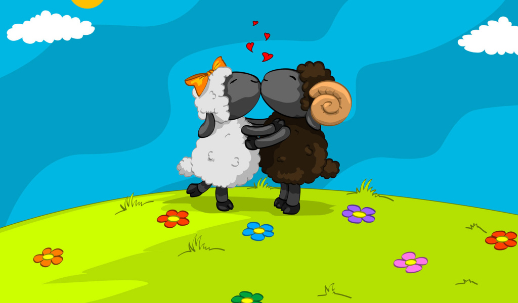 Влюбленные овечки
