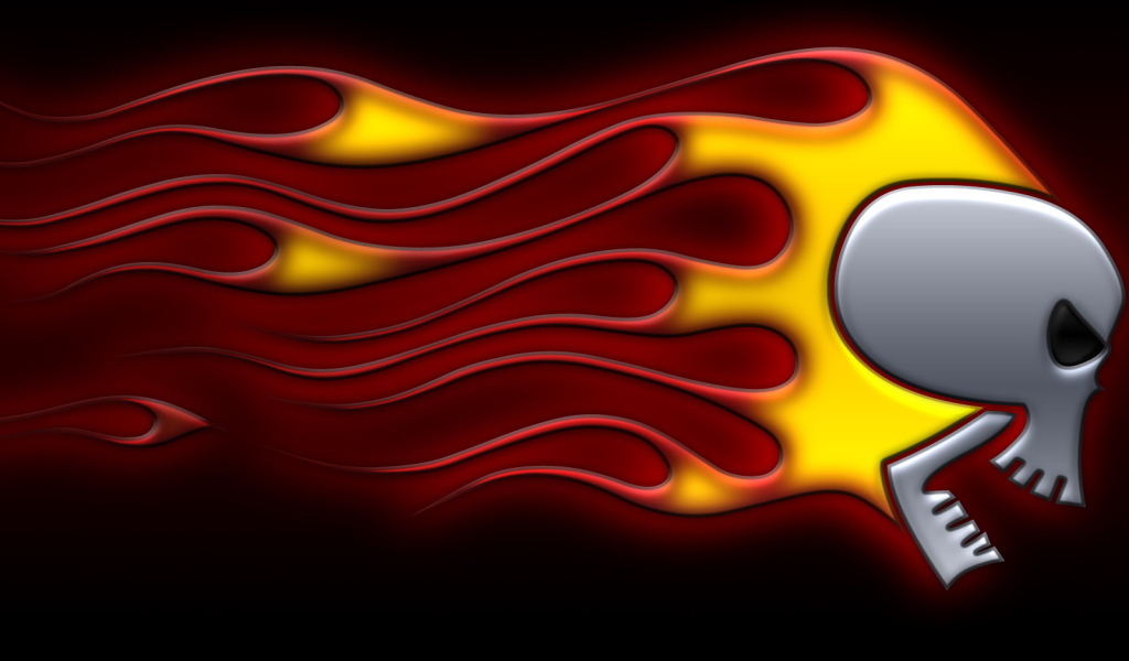 Череп в огне