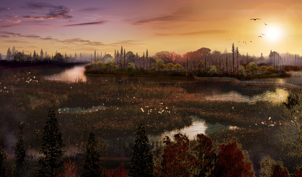 Красивый пейзаж