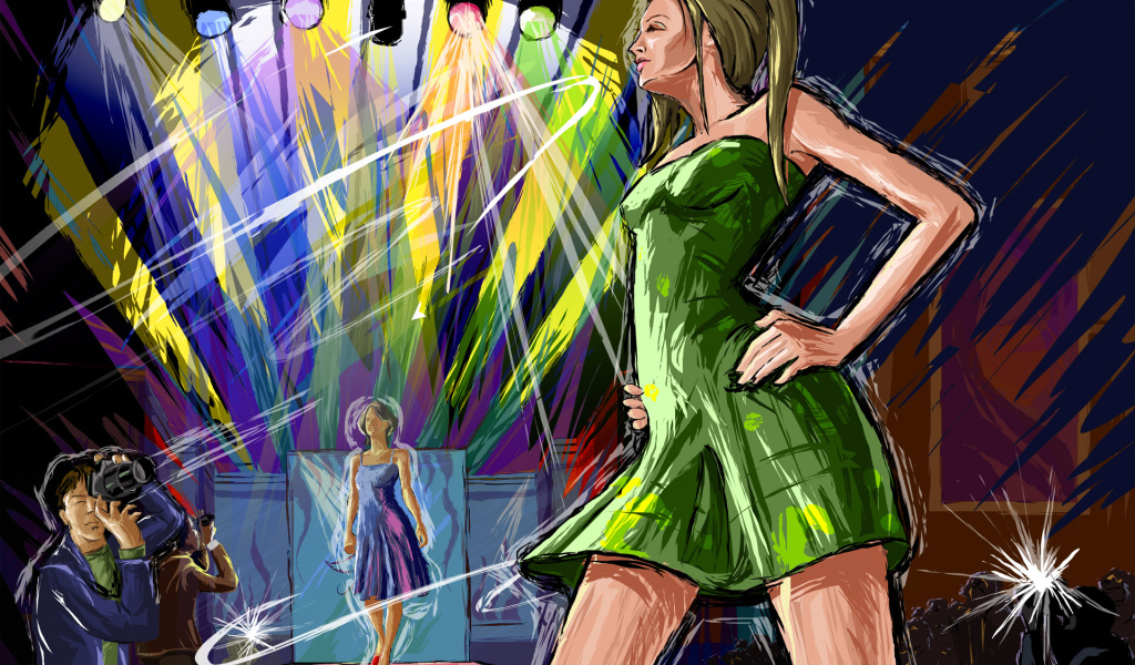 Показ модной одежды