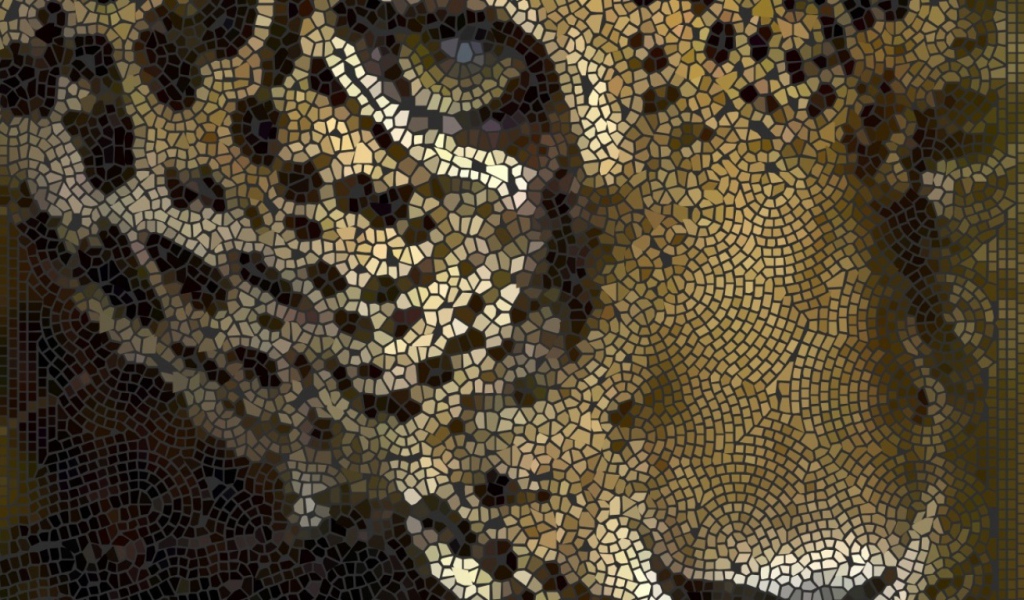 Мозайка леопард