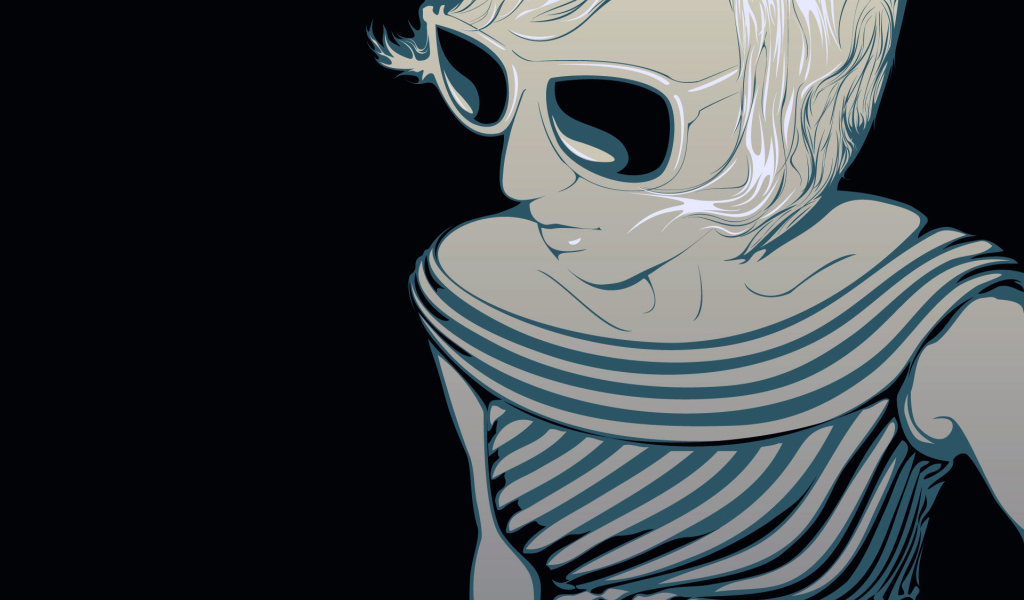 Девушка ретро