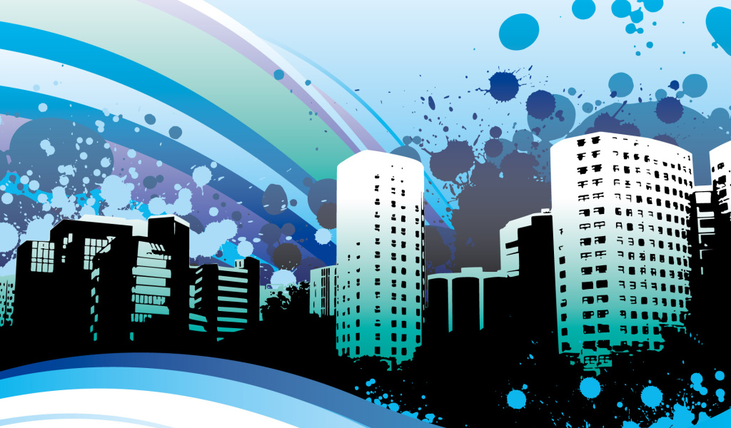 Векторный город