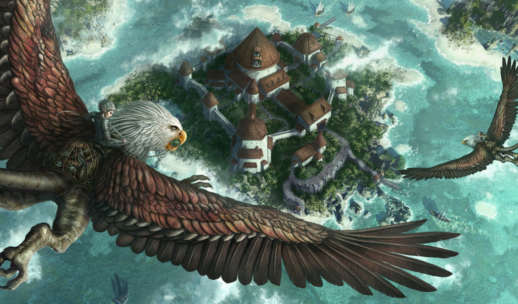 Полет над замком