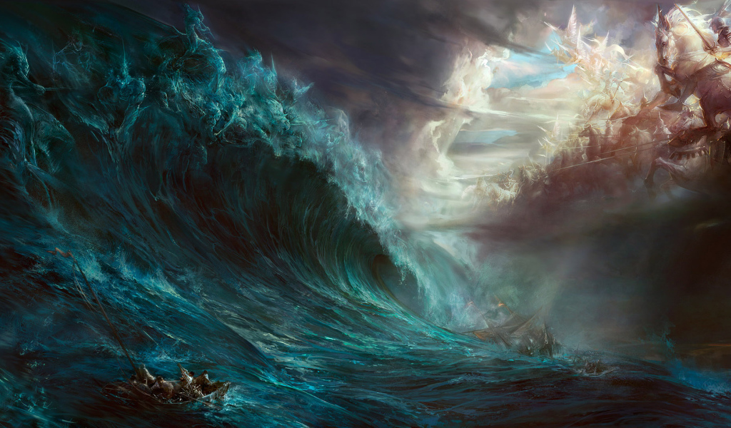 Война стихии воды и земли