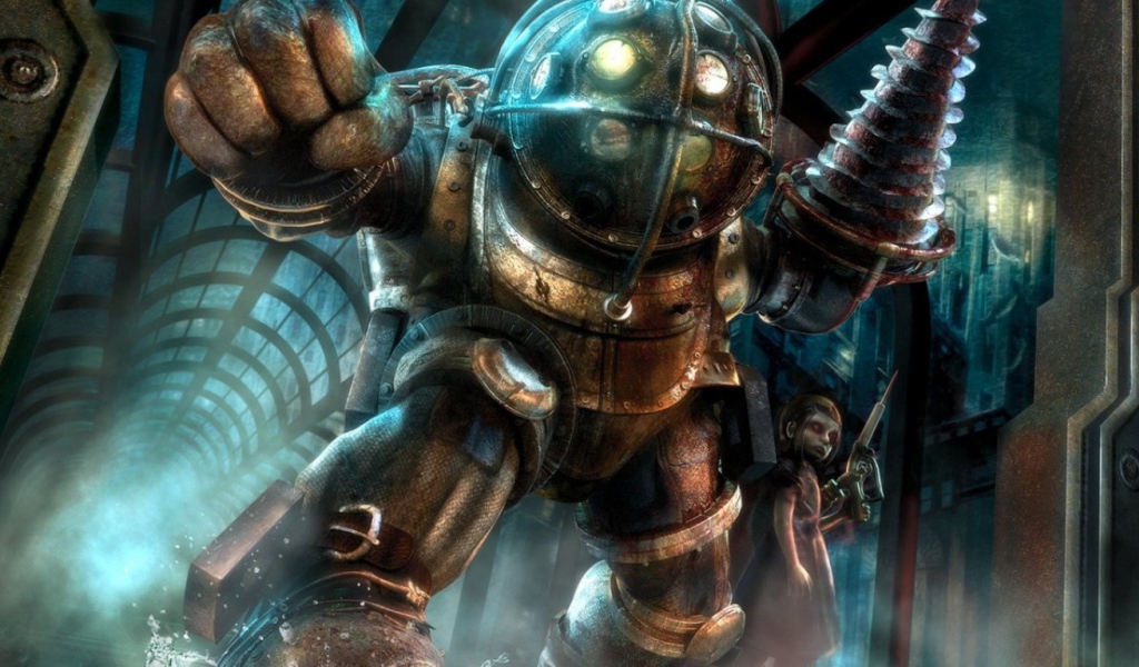 Монстр из игры Биошок