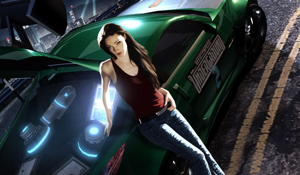 NFS Underground 2 Красивая девушка