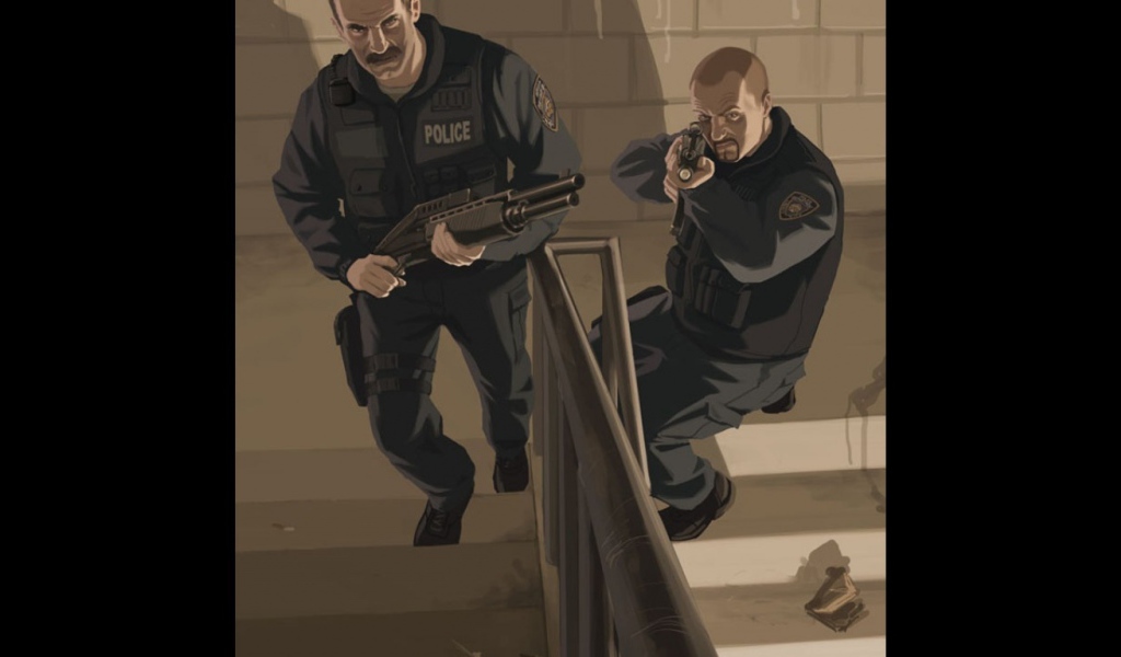 Полиция из игры gta 4