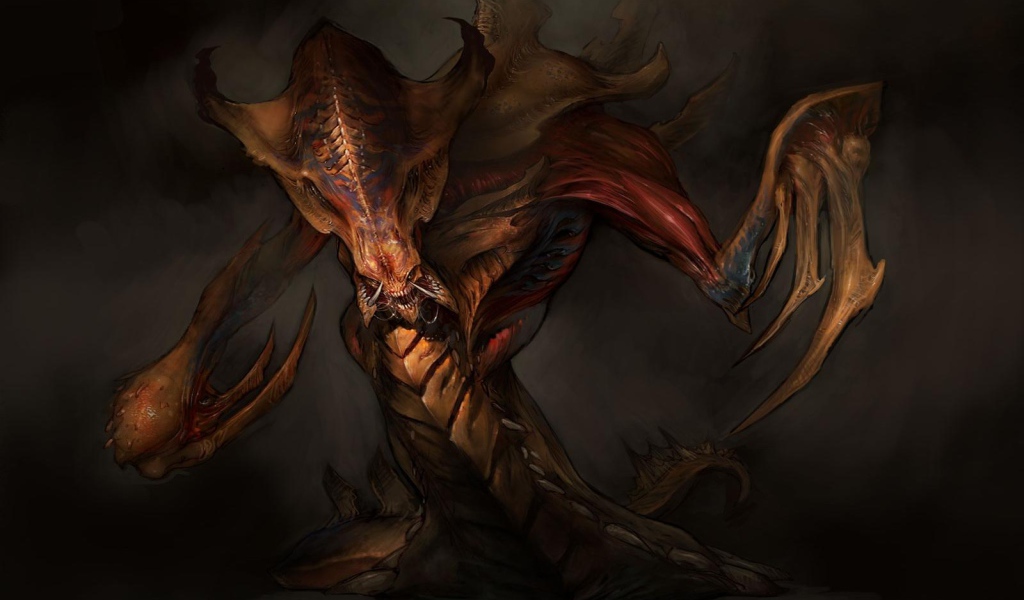 Зерг из игры Star Craft 2