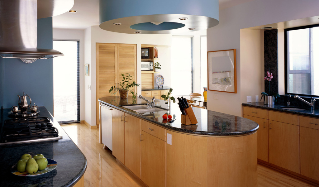 Красивый дизайн современной кухни