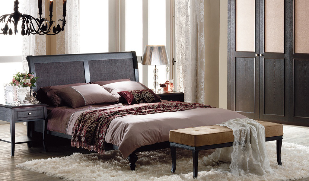 Стильная спальная комната