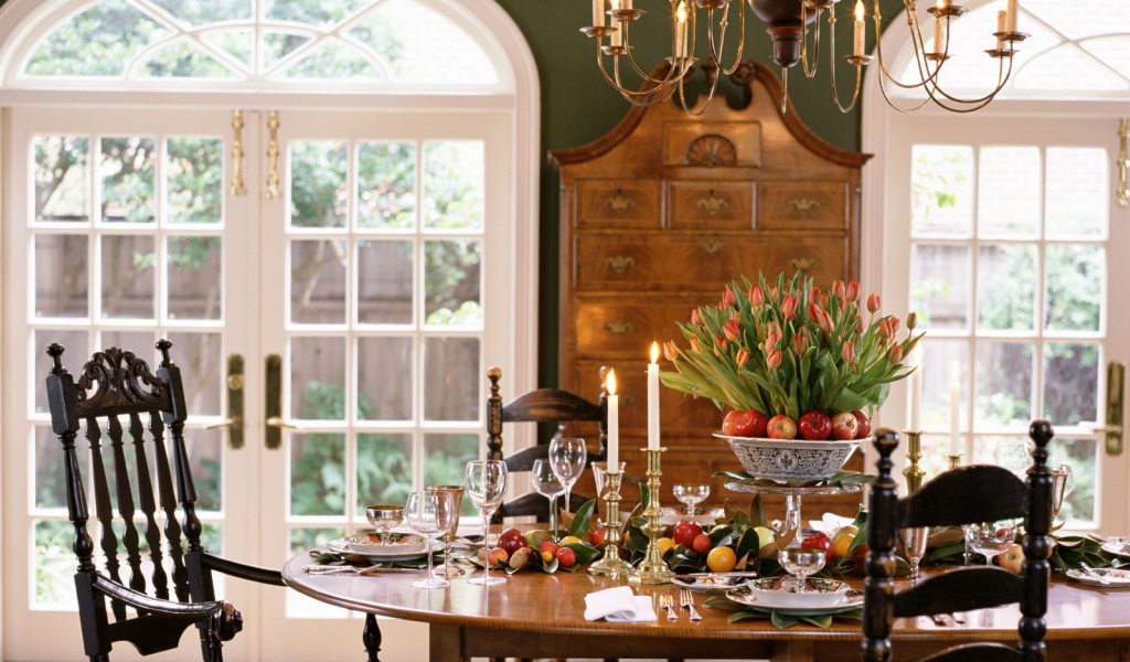 Столовая / Вид на сад