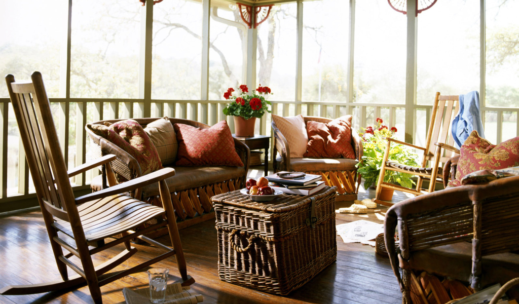 Комната с видом на террасу