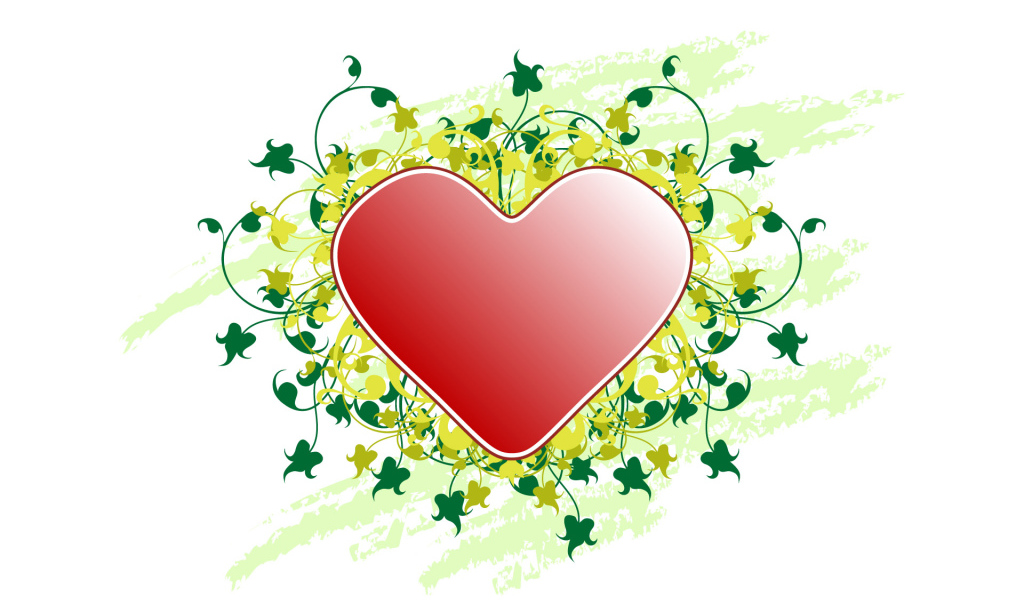 Нарисованное сердечко