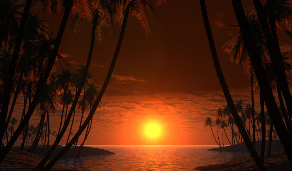 Красивый закат