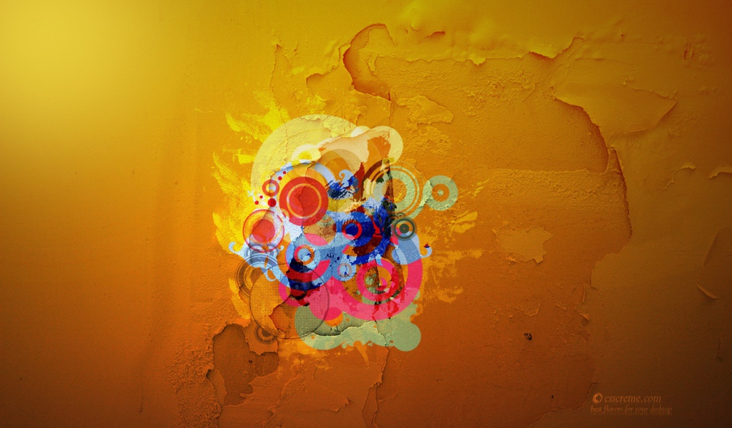 Цветная стена