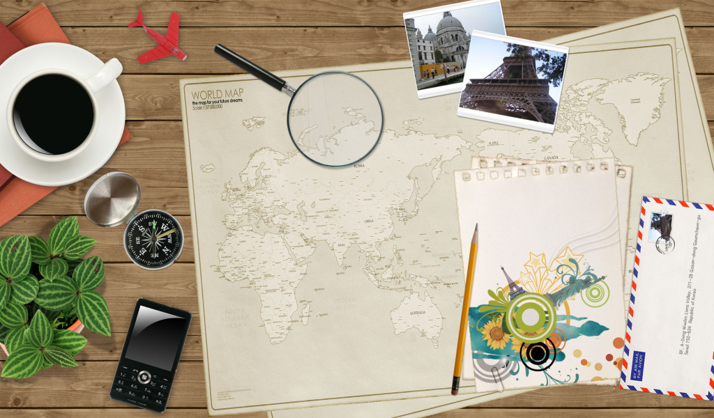 Рабочий стол путешественника