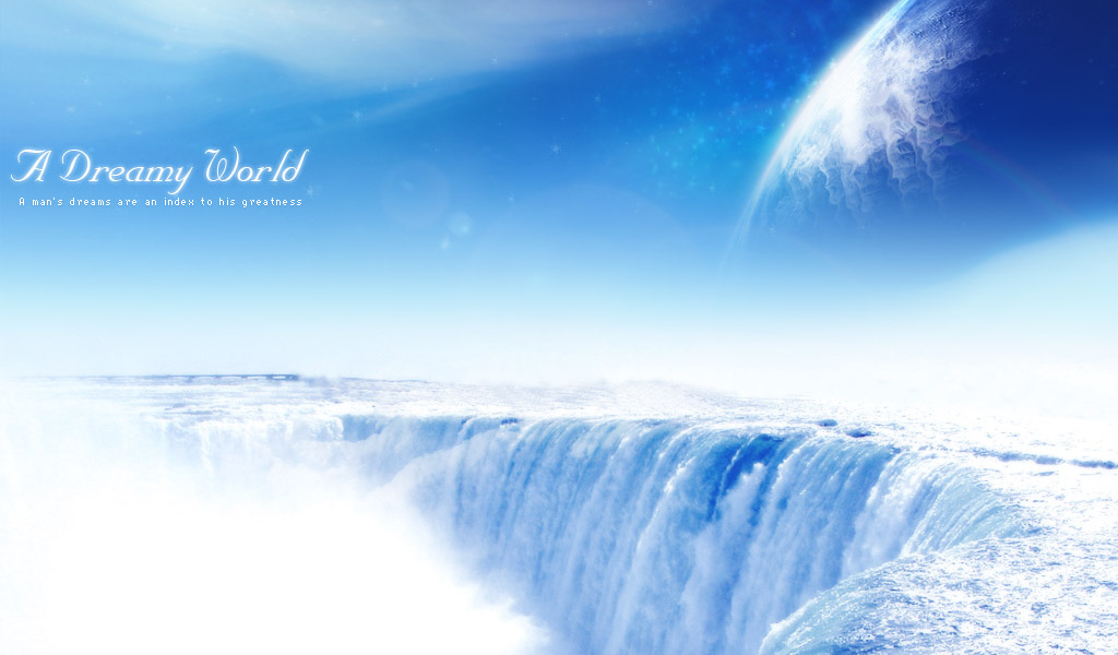 Горный водопад