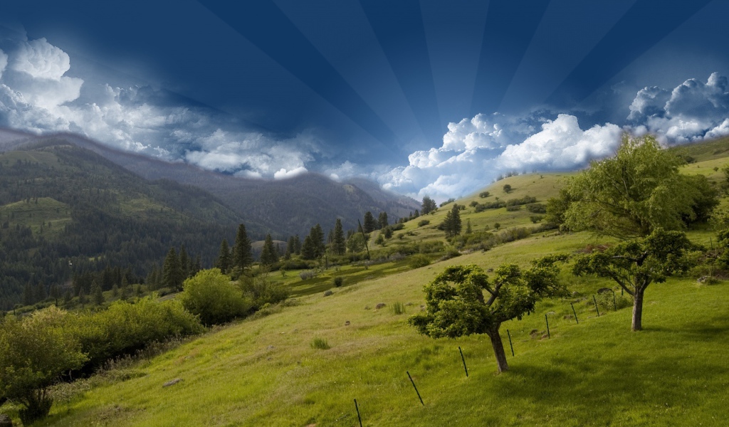 Небо Горы Вершины