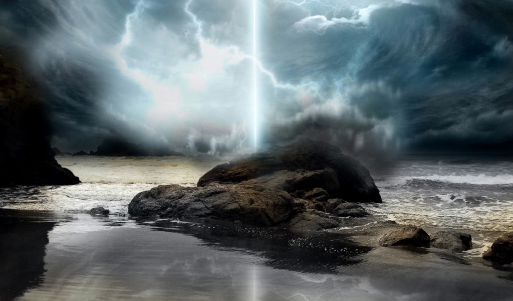 Скала и море