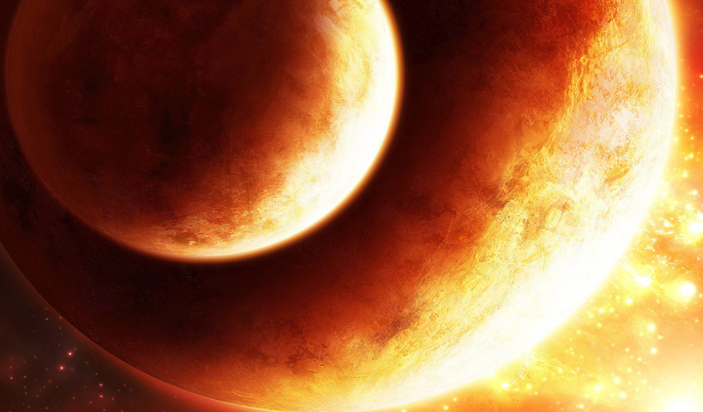 Близкая орбита двух планет