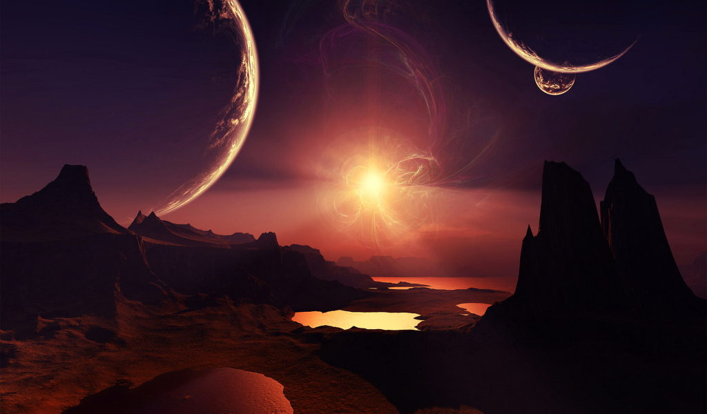 Невероятный небесный вид