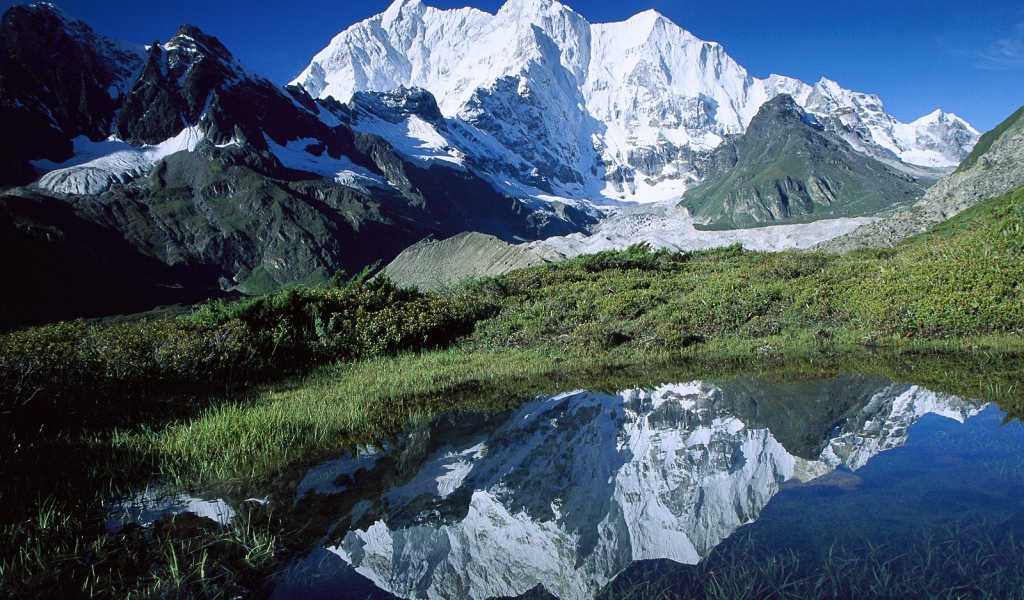 Пик Чомолонзо / Ледник Кангшунг / Тибет