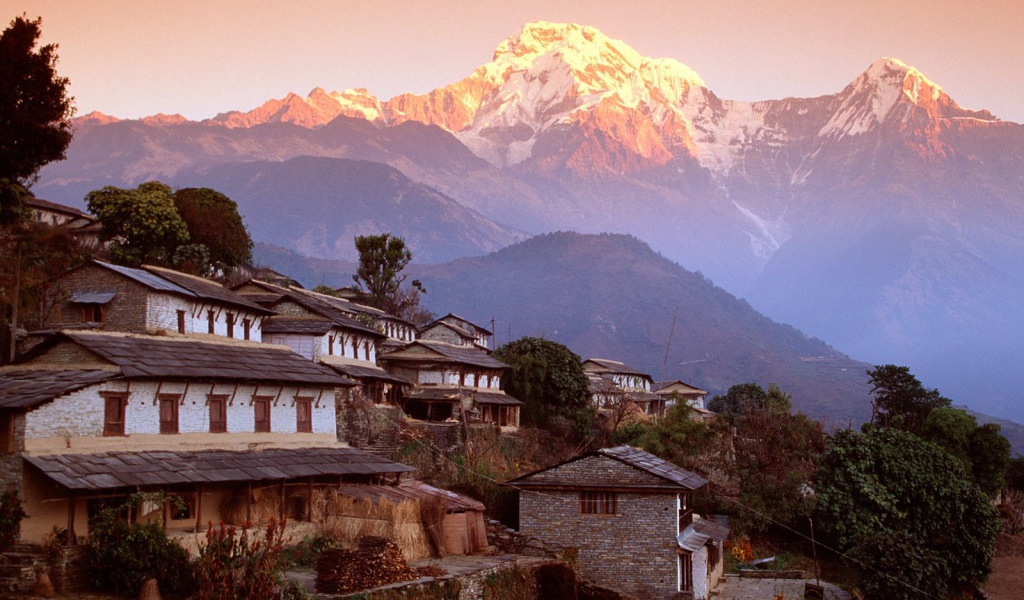Деревня Ghandrung / Непал / Гималаи