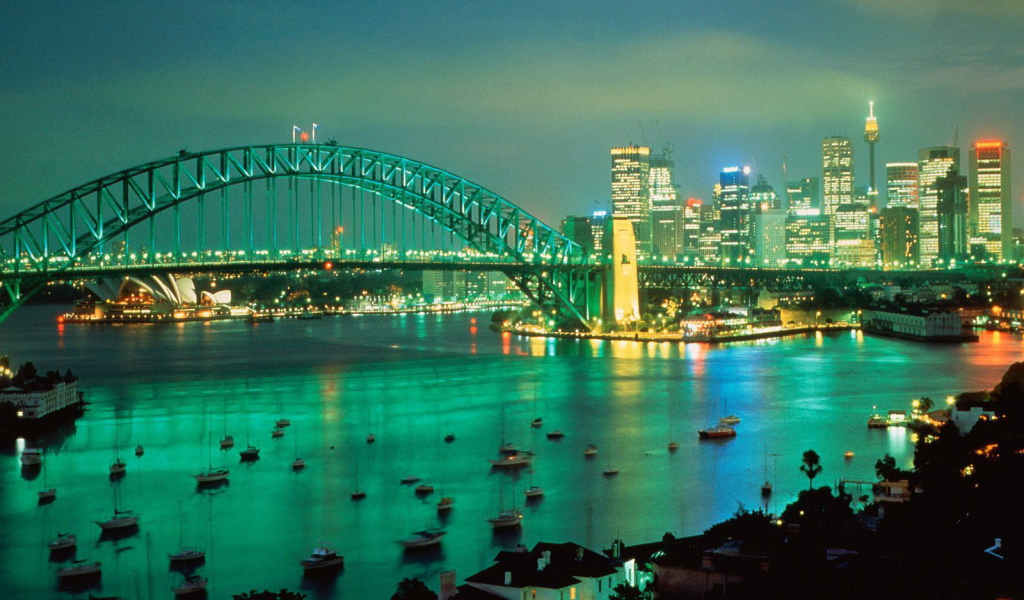 Сиднейская гавань в сумраке