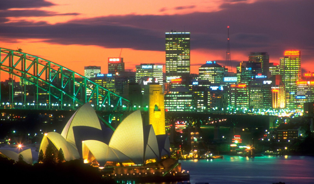 The lights of Sydney
