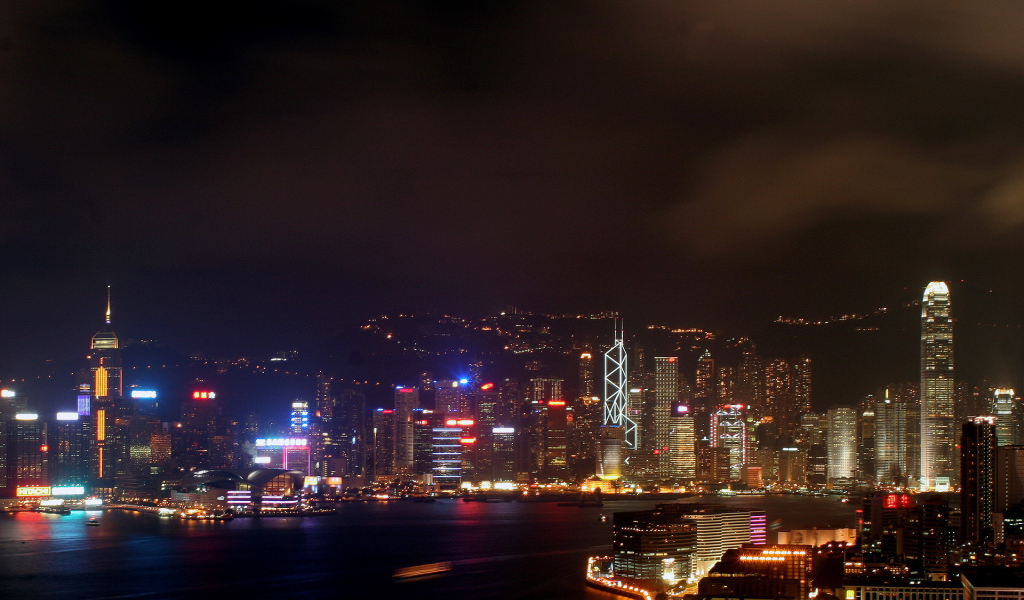 Ночной Гонконг