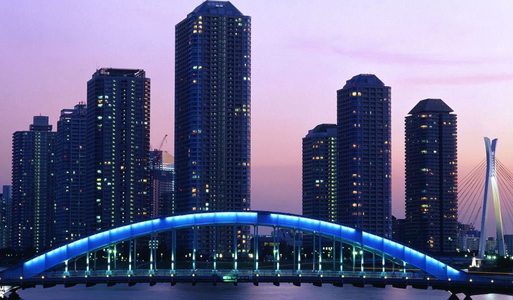 Мост Eitai, Токио, Япония