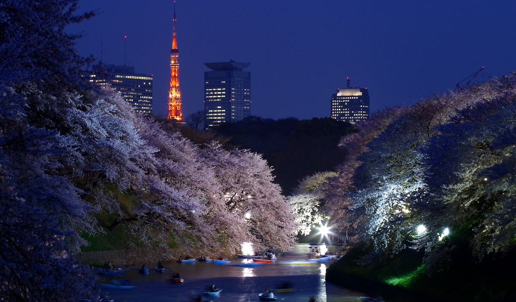 По городской реке
