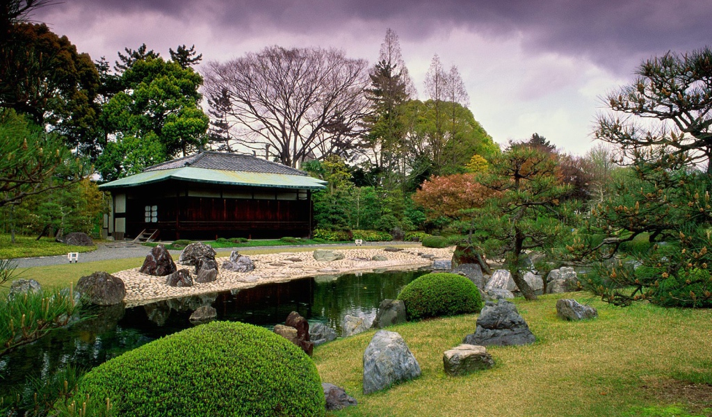 Сад Seiryuen, Замок Nijo, Япония