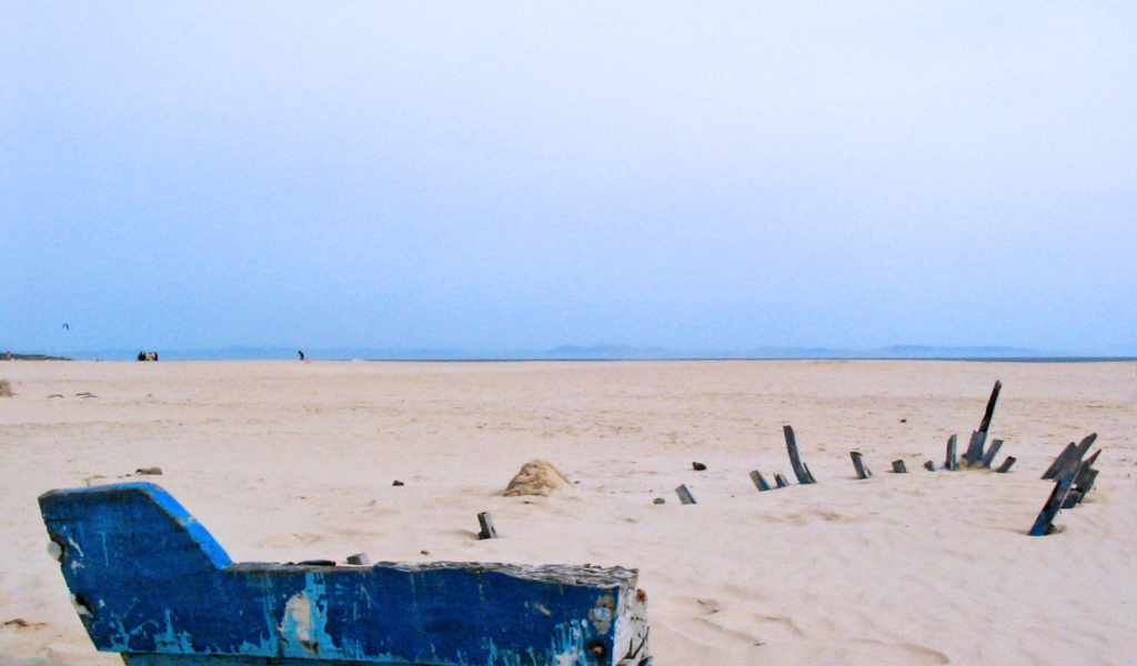 Лодка на Испанском побережье