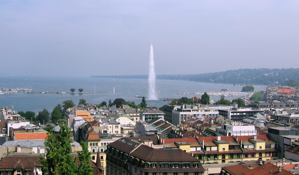 Озеро Женева, Женева