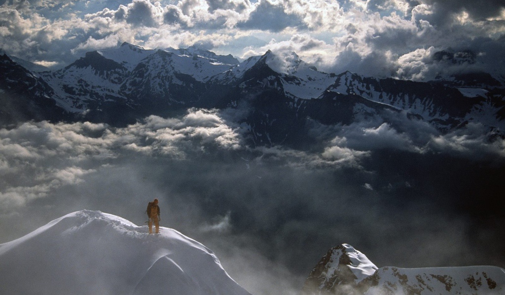 На Вершине Пика Eiger, Berner Альпы