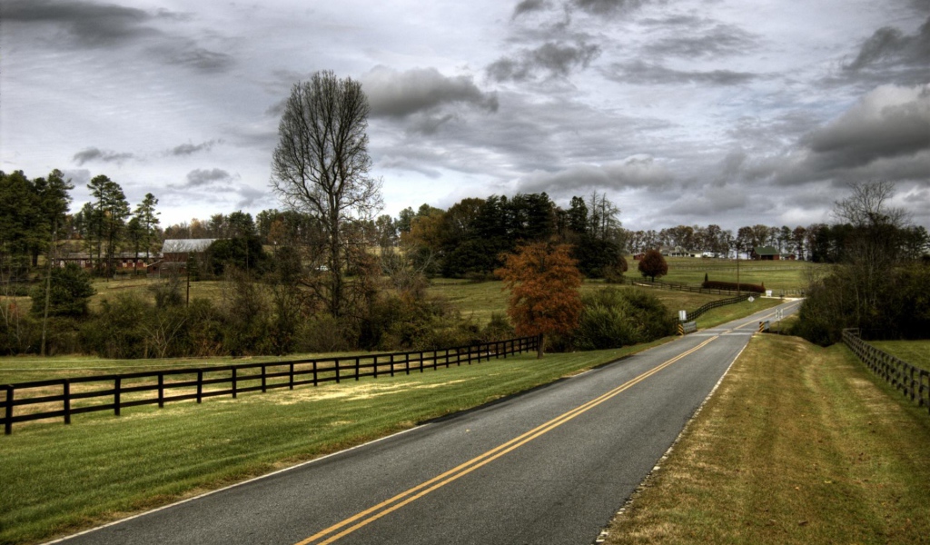 Проселочная дорога США