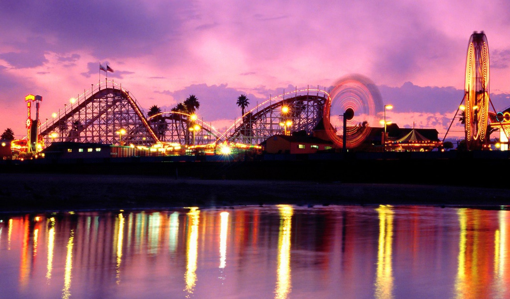 Летние Сумерки / Берег Санта-Круза / Калифорния / США