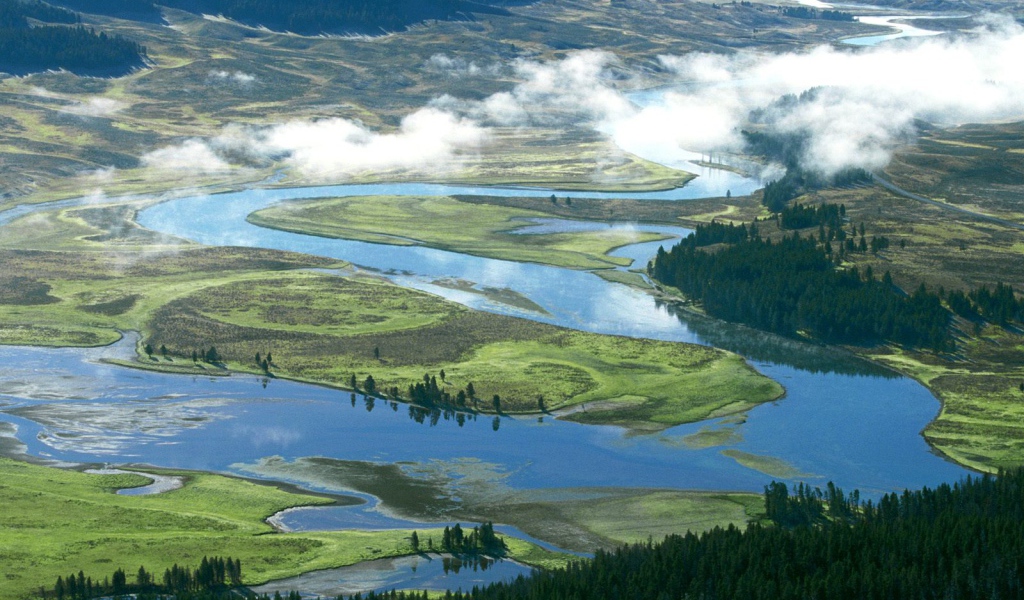 Йеллоустонская Река, США