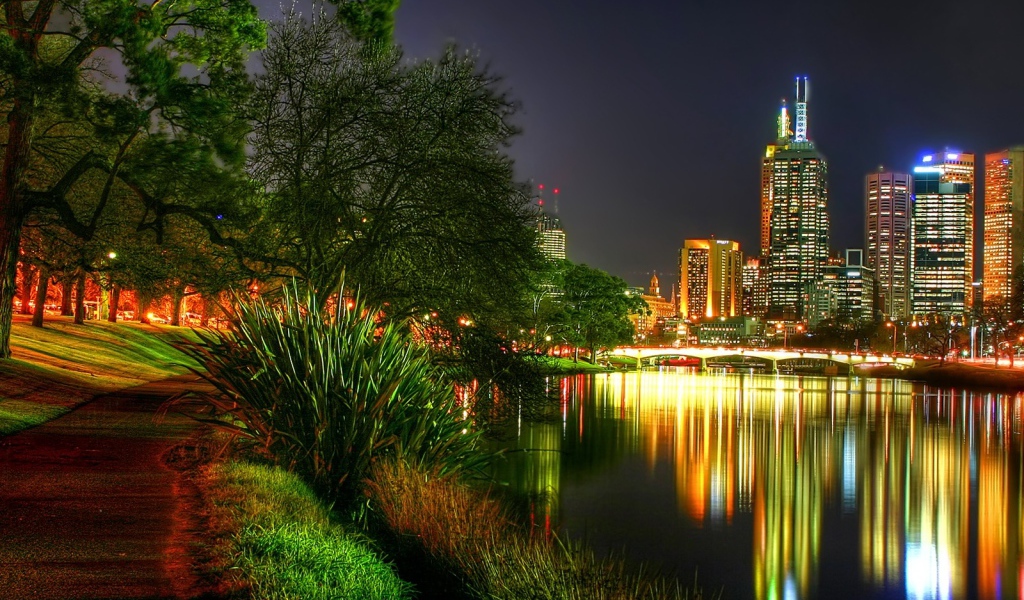 Городские огни ночи