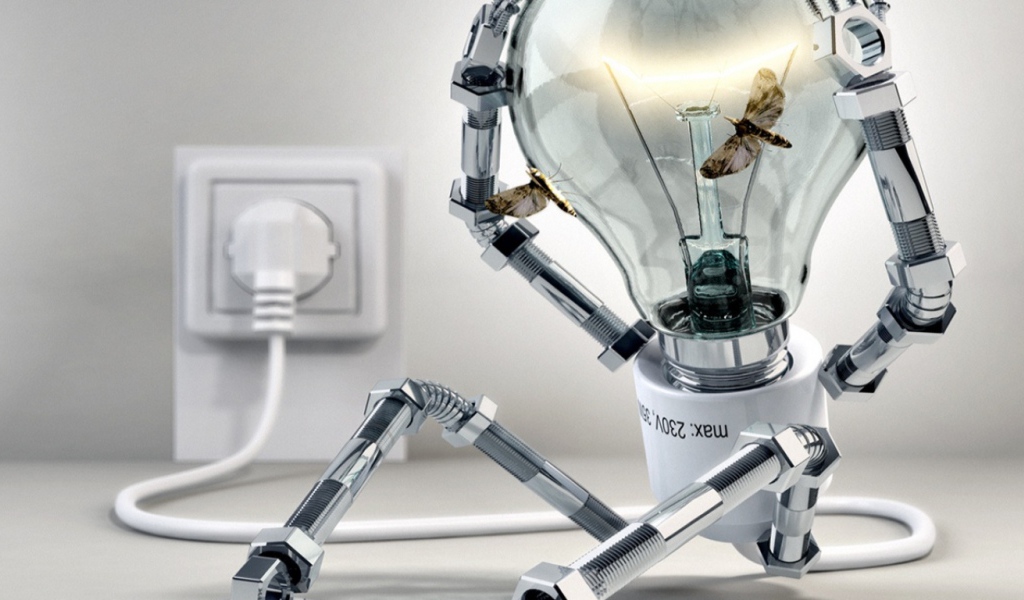 Живая лампочка