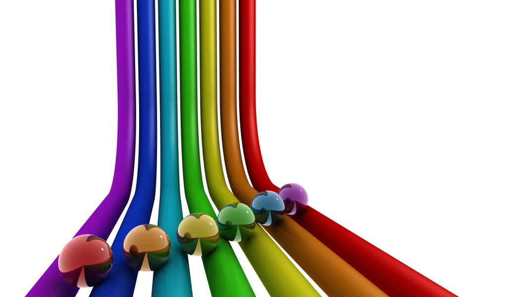 Радужные шарики