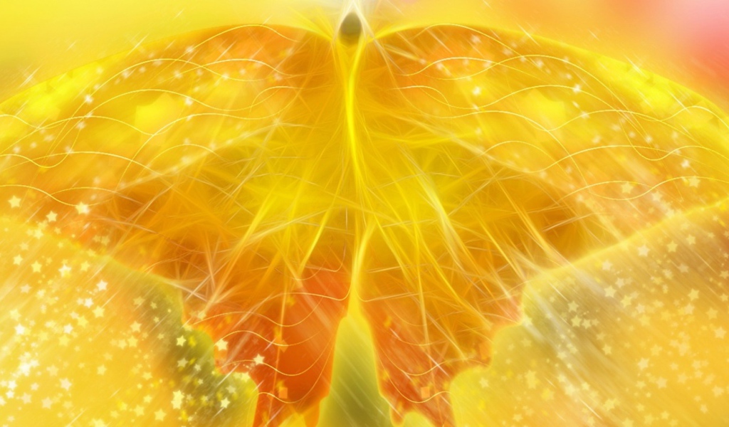 Желтая бабочка