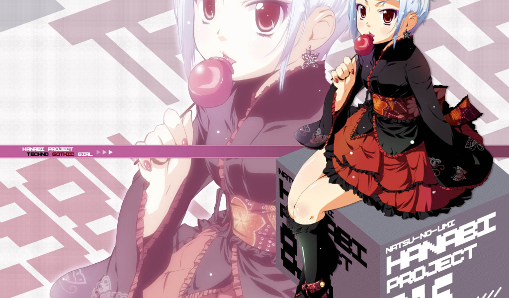 Аниме Красотка с конфетой