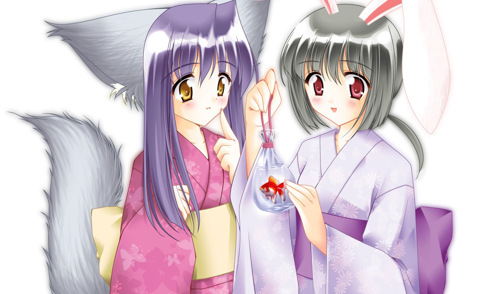 Кошка и Кролик