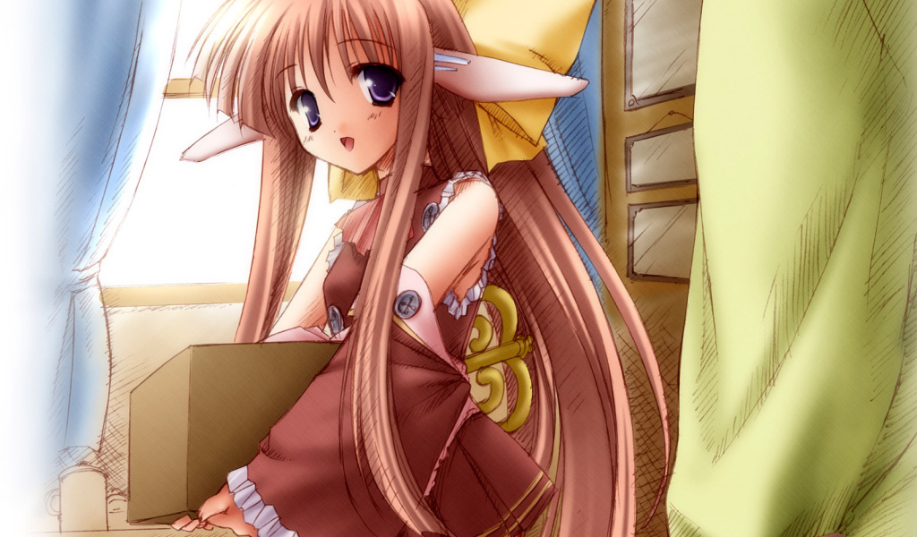 Девушка зверек