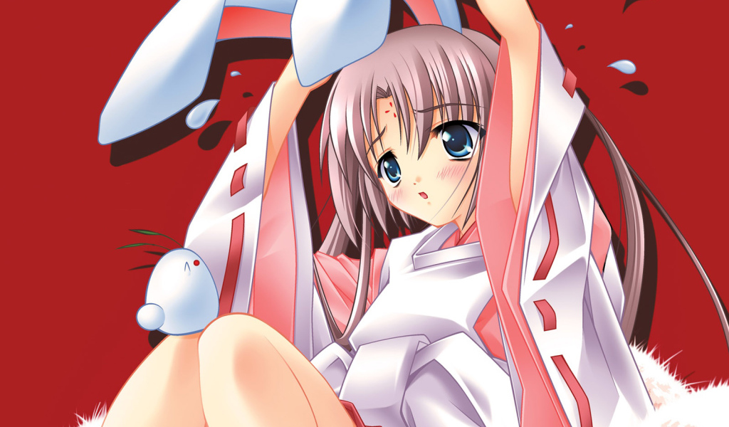 Девушка кролик