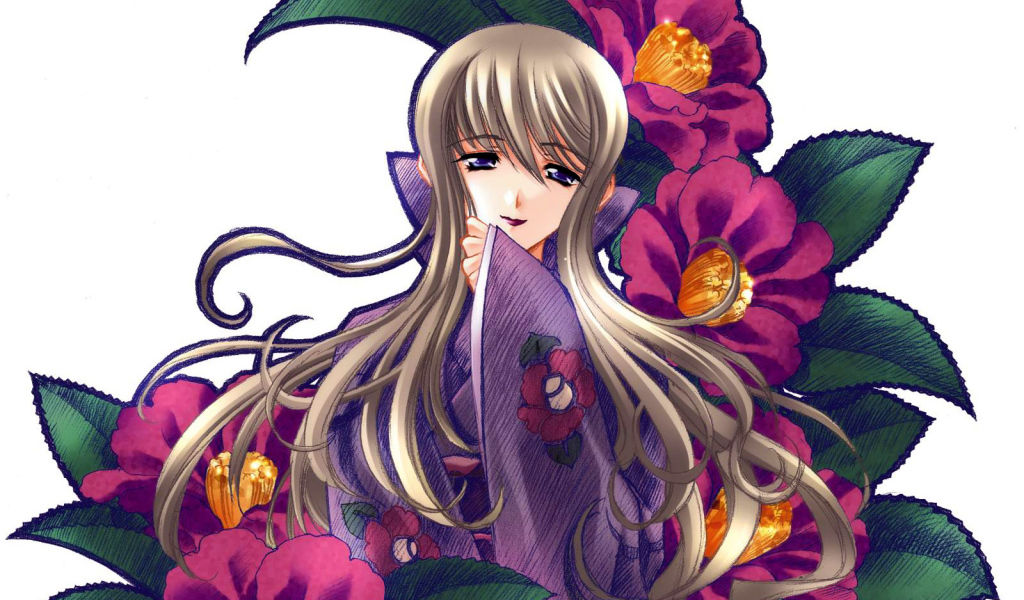 Нарисованная красотка