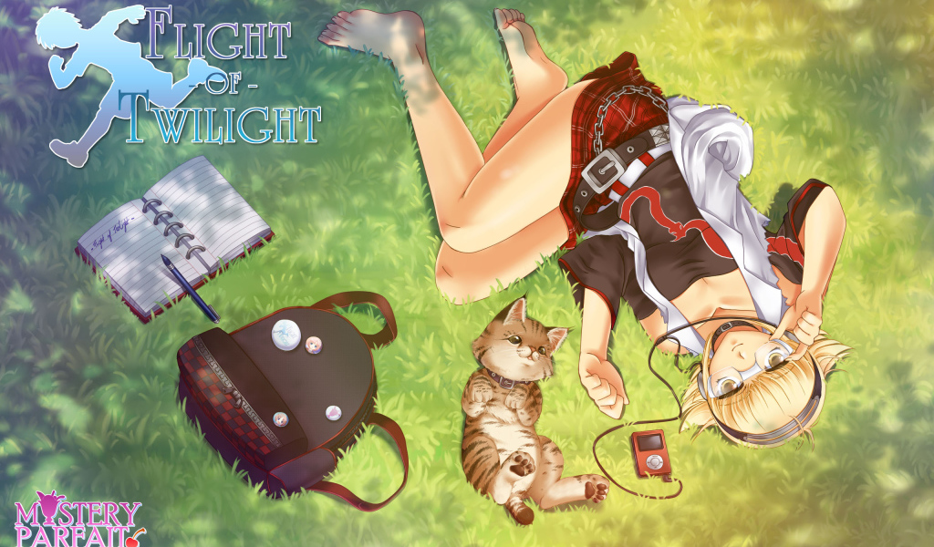 Школьница аниме